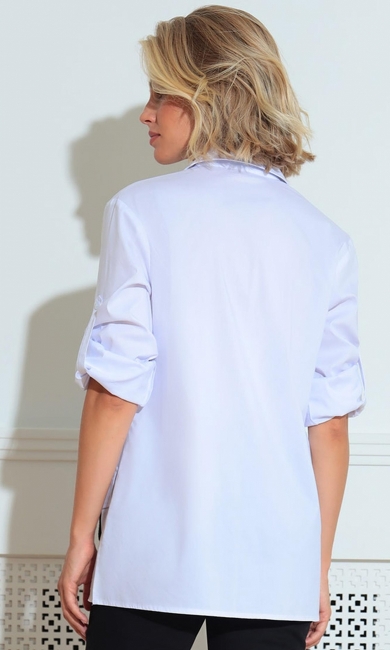 LeNata 11195 Блуза (белый)