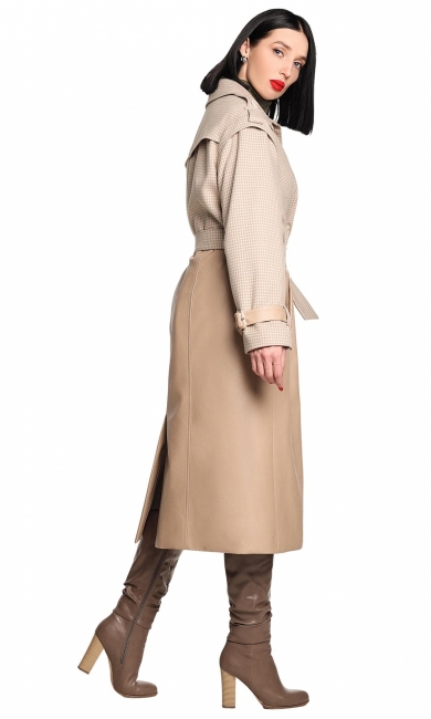 Мода Юрс 2502 Пальто (бежевый)